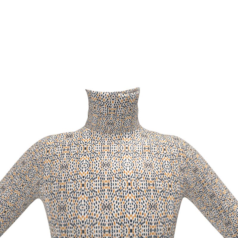 Mens slim fit roll neck