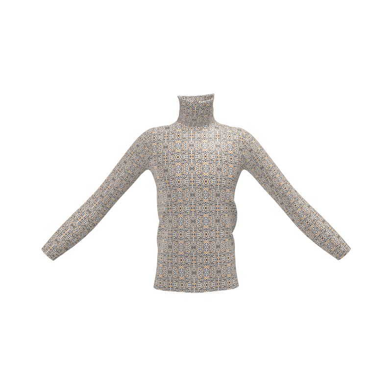 Mens slim fit roll neck