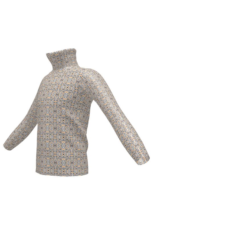 Mens slim fit roll neck