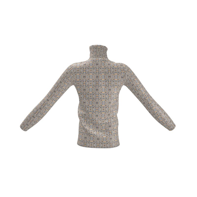 Mens slim fit roll neck