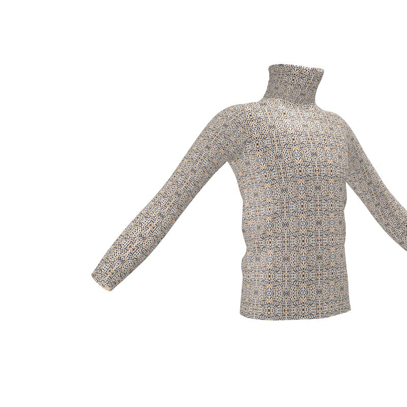 Mens slim fit roll neck